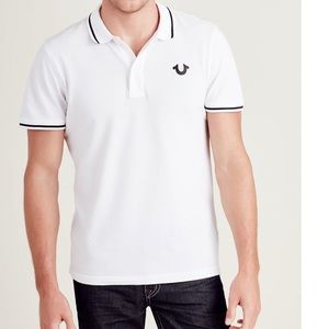 True Religion Crafted Men’s Polo Shirt Sz Medium